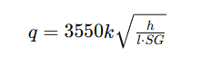 Natural Gas Pipe Capacity Calculator