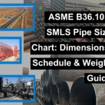 ASME B36.10M SMLS Pipe Size Chart