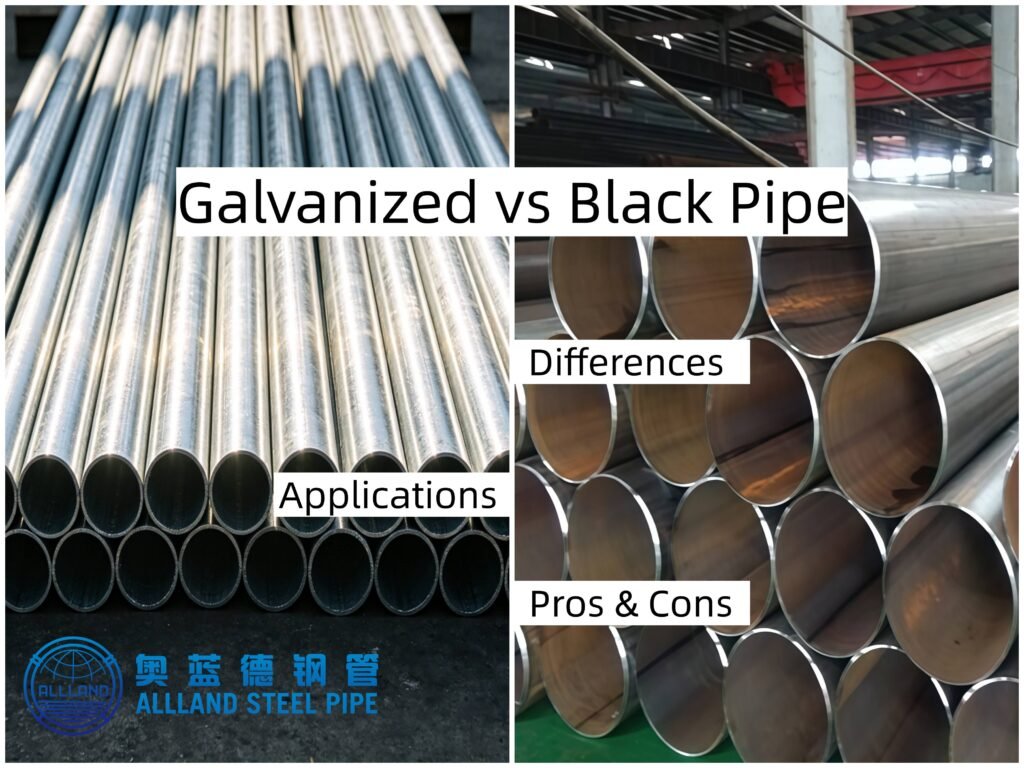 Galvanized vs Black Pipe