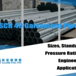 SCH 40 Galvanized Pipes