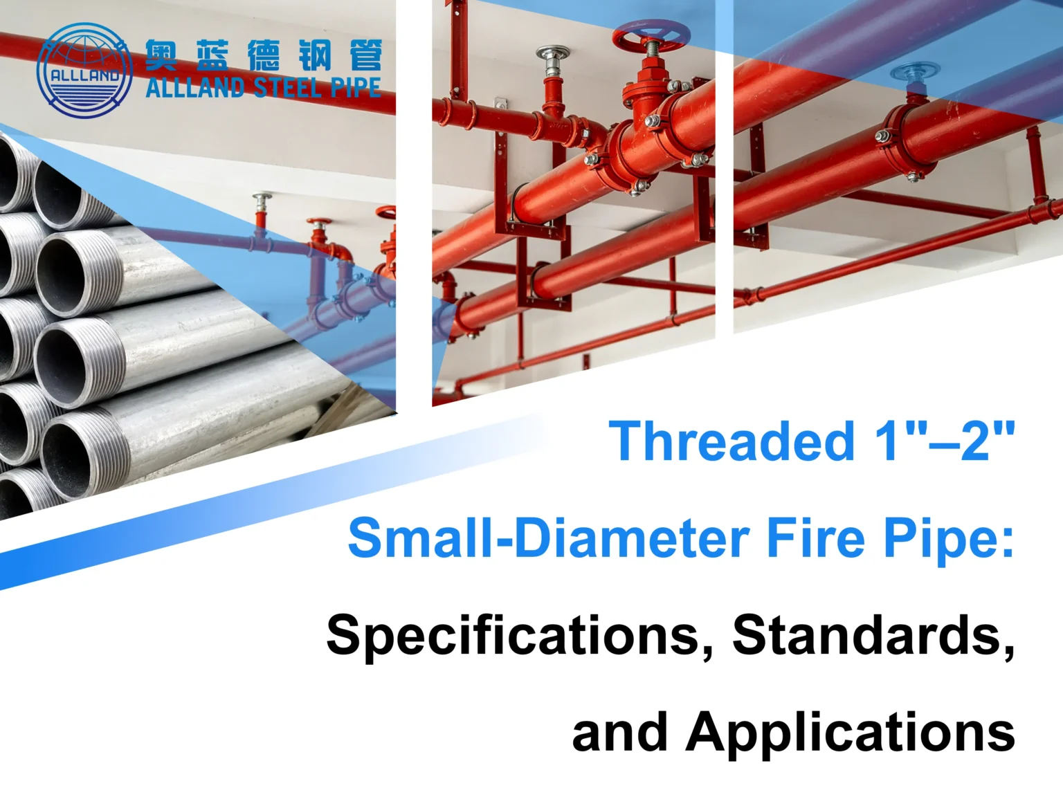 Threaded 1″–2″ Small-Diameter Fire Pipe
