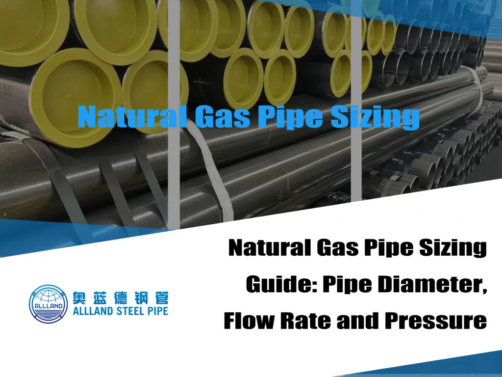 natural gas pipe sizing