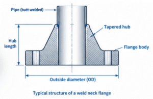 weld neck flange